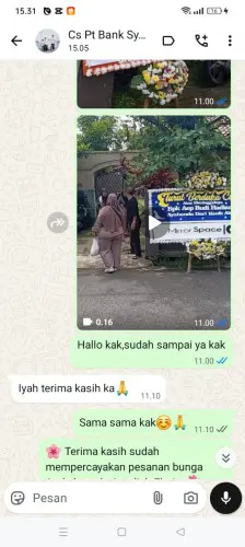 Testimonial Papan Bunga curugpanjang